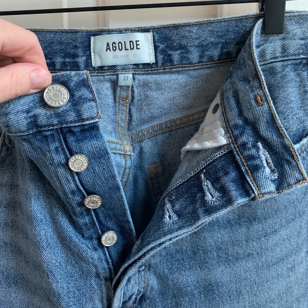 Agolde 90’s Pinch Straight Leg Jeans Size 27 - Picture 4 of 7